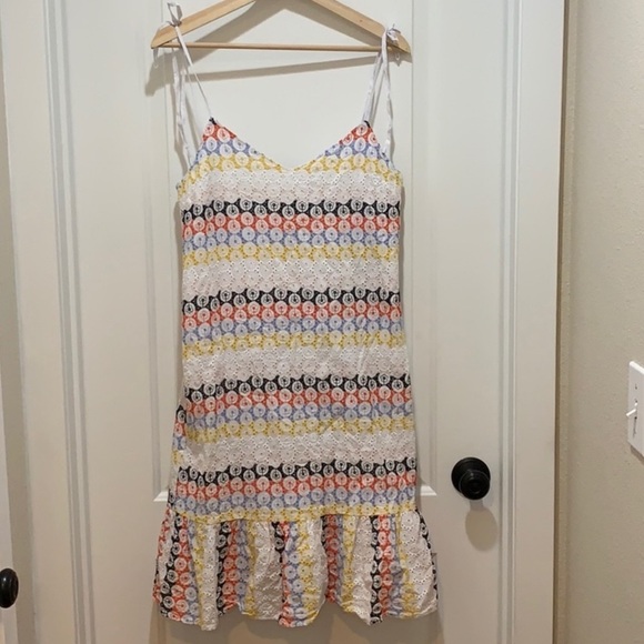 NWT English Factory eyelet striped dress - Picture 1 of 4